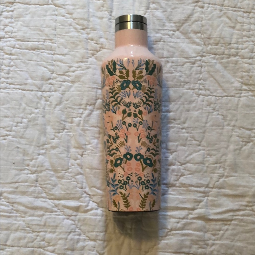 Flowered Corkcicile bottle